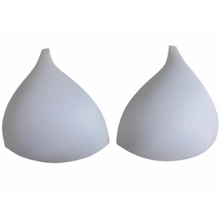 Bojo De Espuma Confort para Sutiã e Bikinis P, M, G, GG 1 Par Branco, Marrom e Preto Modelo Cortinão