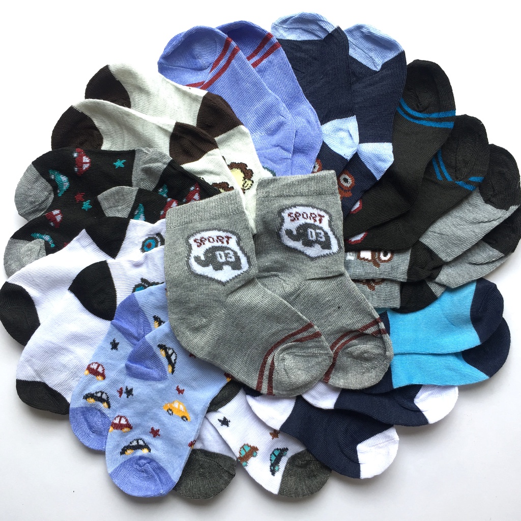 Par De Meias Infantil Masculino Criança Atacado Varejo Kids