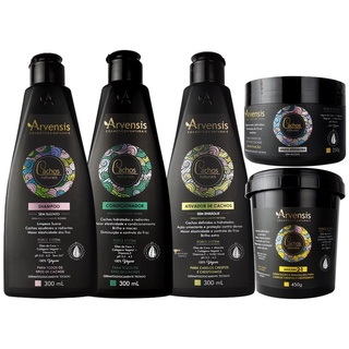 Kit Cachos Arvensis Sh+cond +ativ Crespos+masc.2x1 + Geleia