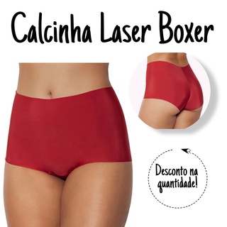 Calcinha Boxe Short Laser - Sem Costura Lingerie Não Marca - Tipo Shortinho - Venda Atacado