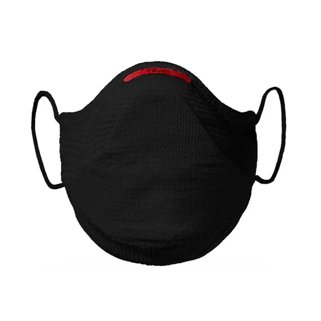 kIT Máscara Fiber Knit Air + 30 Filtros De Proteção + Suporte - Preta