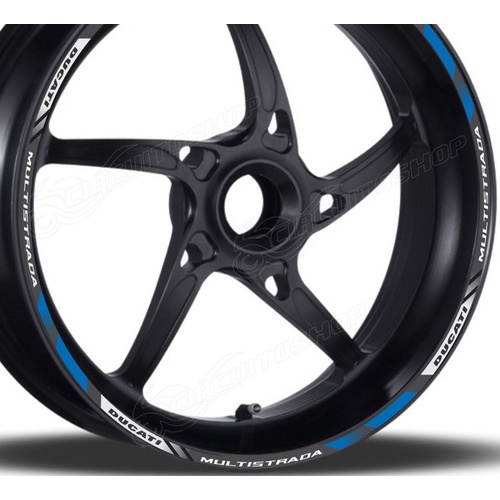 Friso Adesivo Refletivo D3 Roda Moto Ducati Multistrada