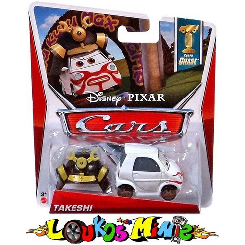 Disney Cars 2 Takeshi Super Chase 4000 Un. Original Mattel