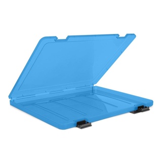 Pasta Pp Rígida A4 Le Azul  Inject em Oferta na Shopee