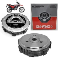 Kit Embreagem Honda CG TITAN FAN Nxr Bros 160 XRE 190 2014 à 2024 Original Diafrag