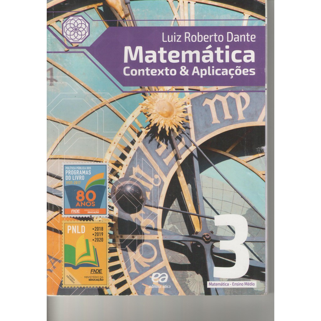 Matemática Contexto & Aplicações Luiz Roberto Dante | Shopee Brasil