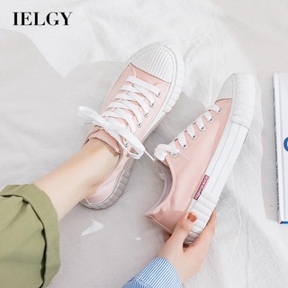 Tênis De Lona Casual Feminino IELGY Com Dedo Redondo Para Mulheres