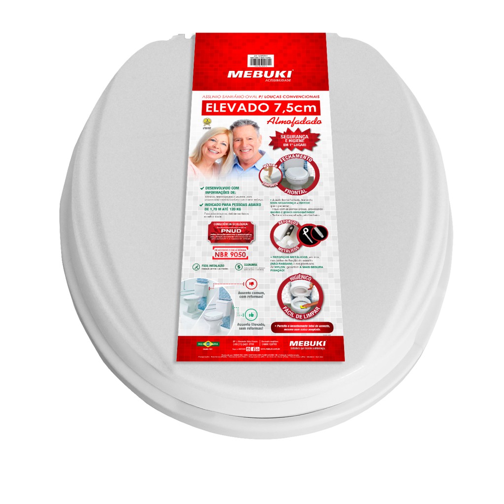 Assento Sanitário Deficiente Almofadado: Onde Comprar | BuscaProdutos