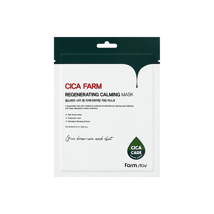farmstay cica farm regenerating calming mask 25ml