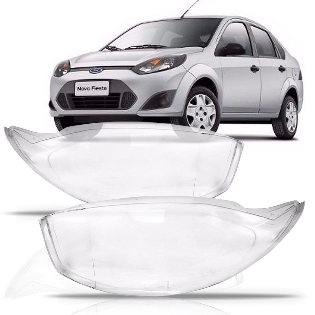 Lente Do Farol Ford Fiesta 2010 2011 2012 em Oferta na Shopee