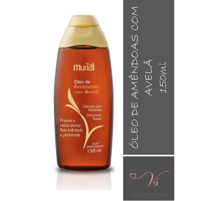 Óleo corporal Muriel de Amêndoas c/ Avelã 150ml