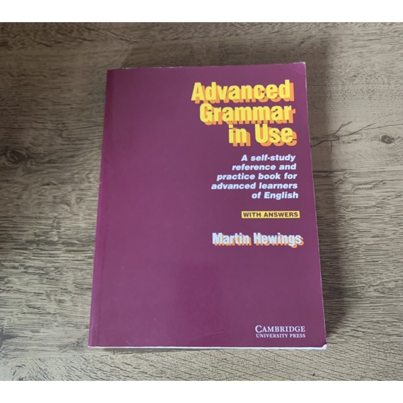 Livro Advanced Grammar In Use Martin Hewings Shopee Brasil