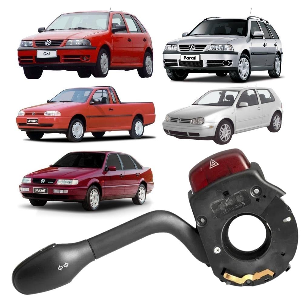 Chave de Seta Volkswagen Gol Parati Saveiro Golf Passat Sedan Variant com Limpador Dianteiro Com Interruptor de Emergência Kostal 1105300 Original