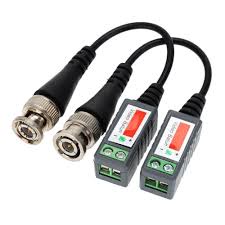 Par de Video Balun Camera Ahd Até 600mts Conversor no o Kit ( 01)pacote 02 Unds