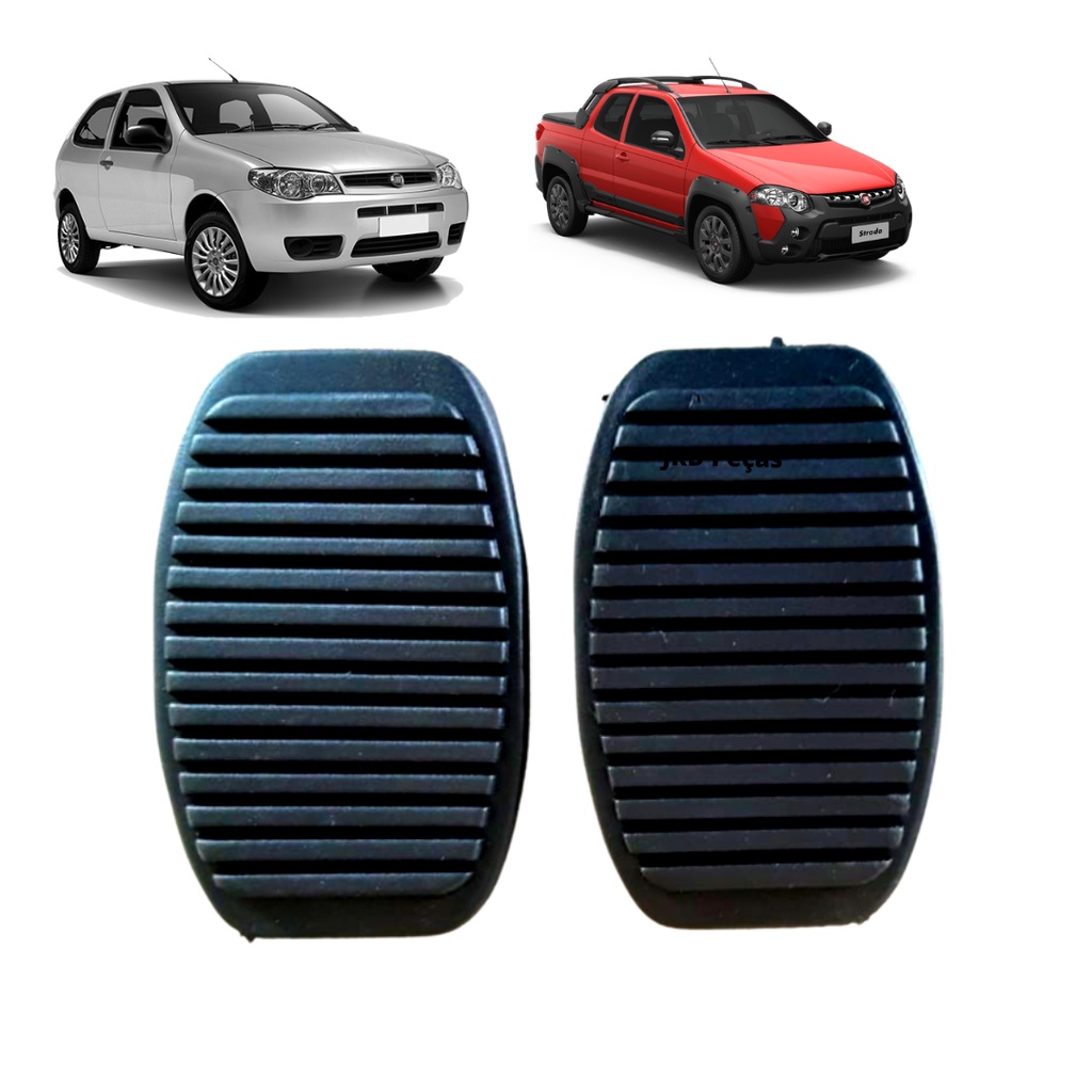Kit Capa Pedal Freio Embreagem Fiat Palio Strada Siena Uno Tipo Doblo Idea