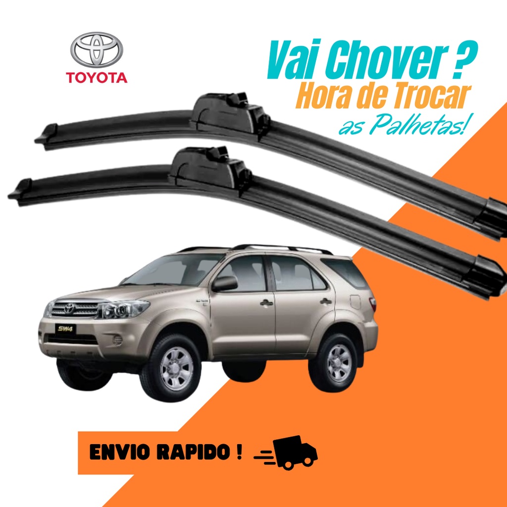 Par Palheta Limpador Parabrisa Dianteiro Toyota Hilux SW4 2005 á 2015 em Oferta na Shopee