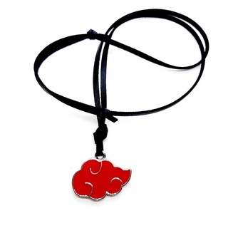 Colar Akatsuki Com Cordão Ajustável -anime Geek Naruto