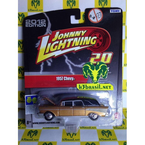 Bx404 Johnny Lightning 2.0 1957 Chevy Wagon Funeraria H3br