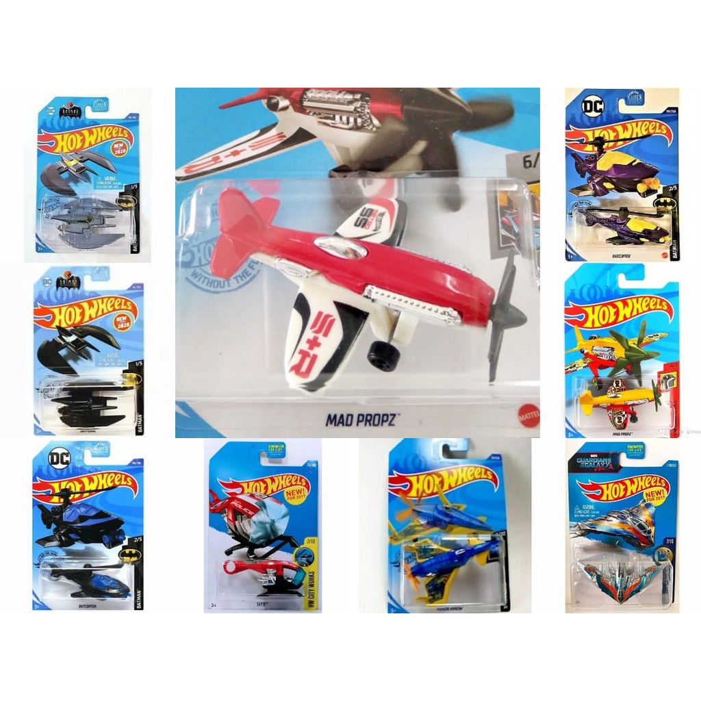 Hot Wheels Diecast Helicóptero Milano Skyfi Batman Mad Propz Batcopter  Flecha De Veneno .. . Jato X-jet | Shopee Brasil