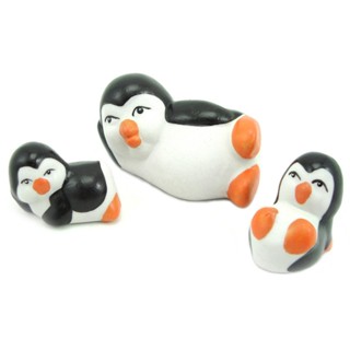 Trio Família De Pinguim Deitado em Oferta na Shopee