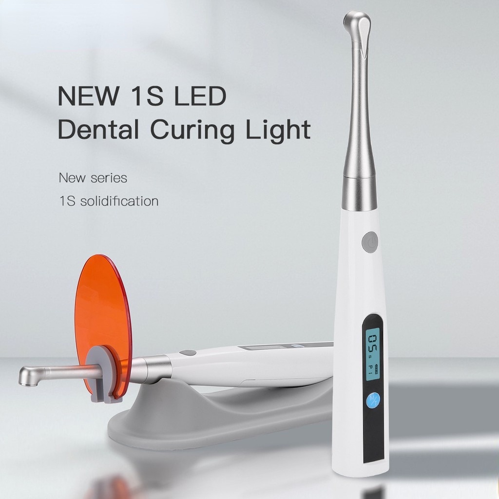 fotopolimerizador odontologico/Odontológico Curing Lâmpada Cabeça De metal Sem Fio LED 1 S Dental Luz