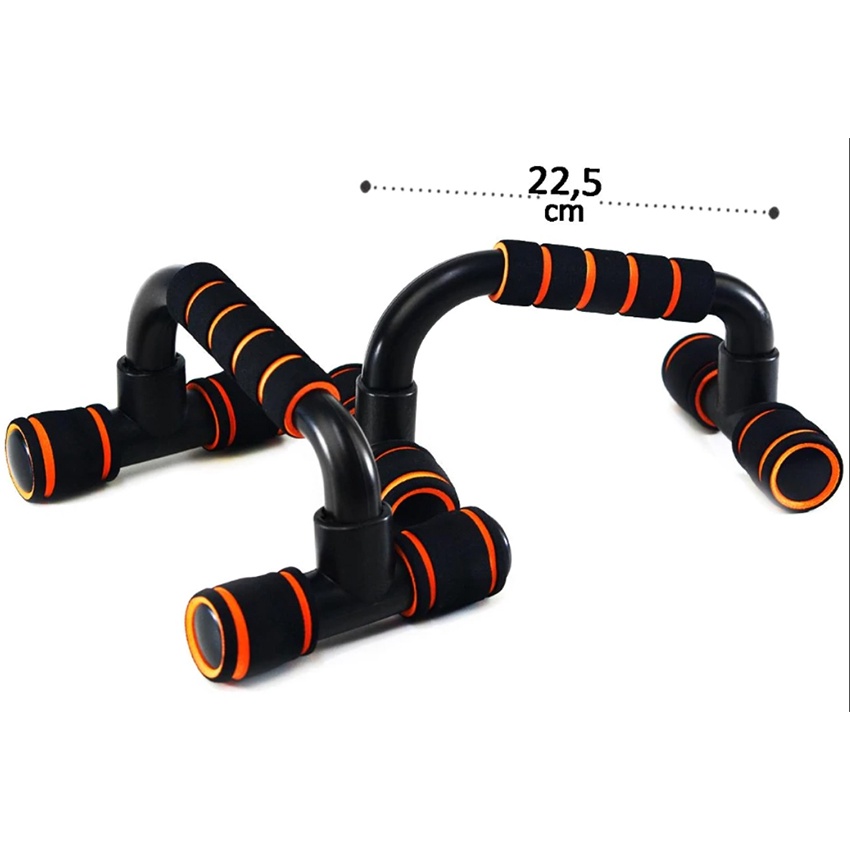 Barra Chao Flexao Treino Ombro Triceps Peito Abdomen Fitness