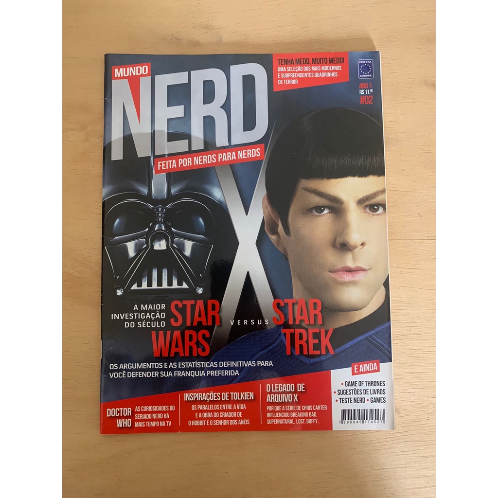 Revista Mundo Nerd 02 Star Wars Star Trek Doctor Who 922L