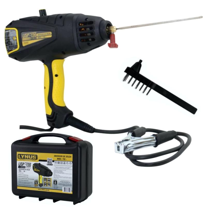 Inversor de Solda Lynus LISP-120 120a 220V Solda Até 3,25mm
