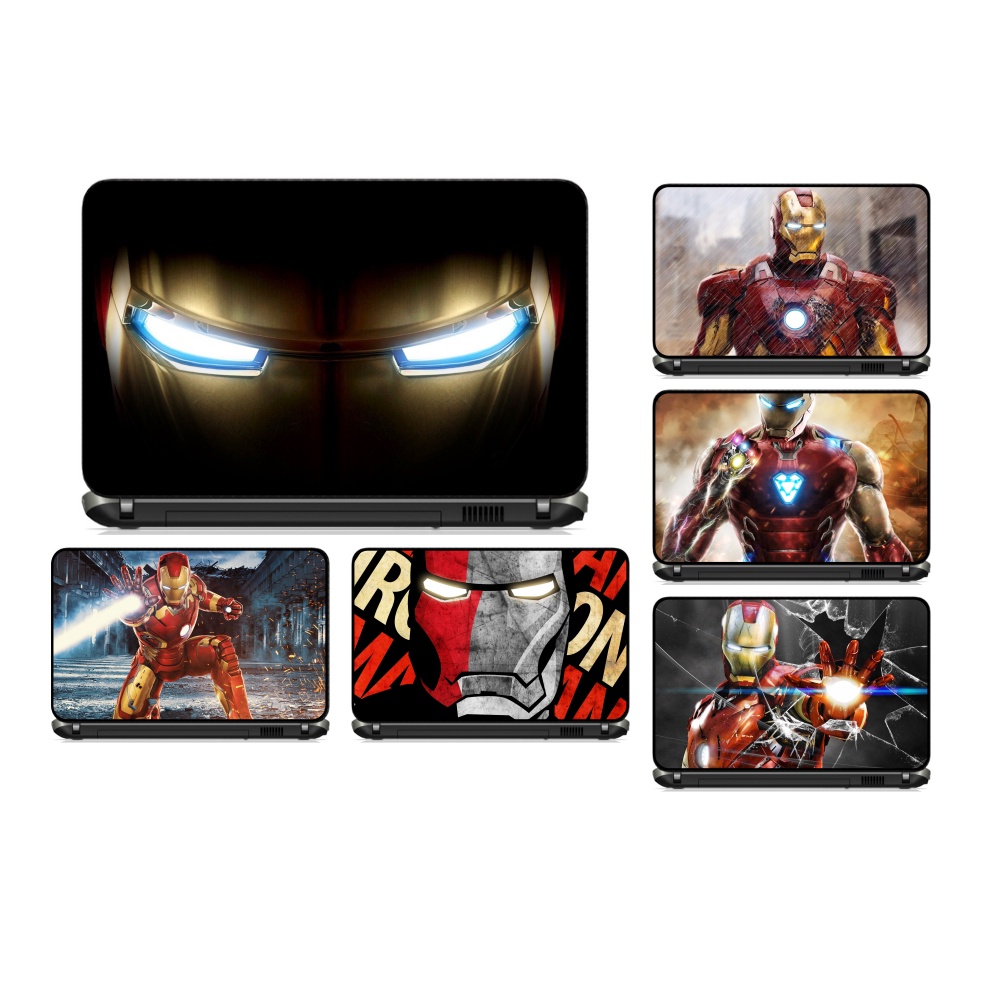 Adesivo Personalizado Skin Pelicula Notebook Homem de Ferro [ Varios modelos ] Marvel Os Vingadores