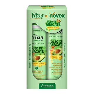 Shampoo e Condicionador Vitay Novex Óleo de Abacate 300ml