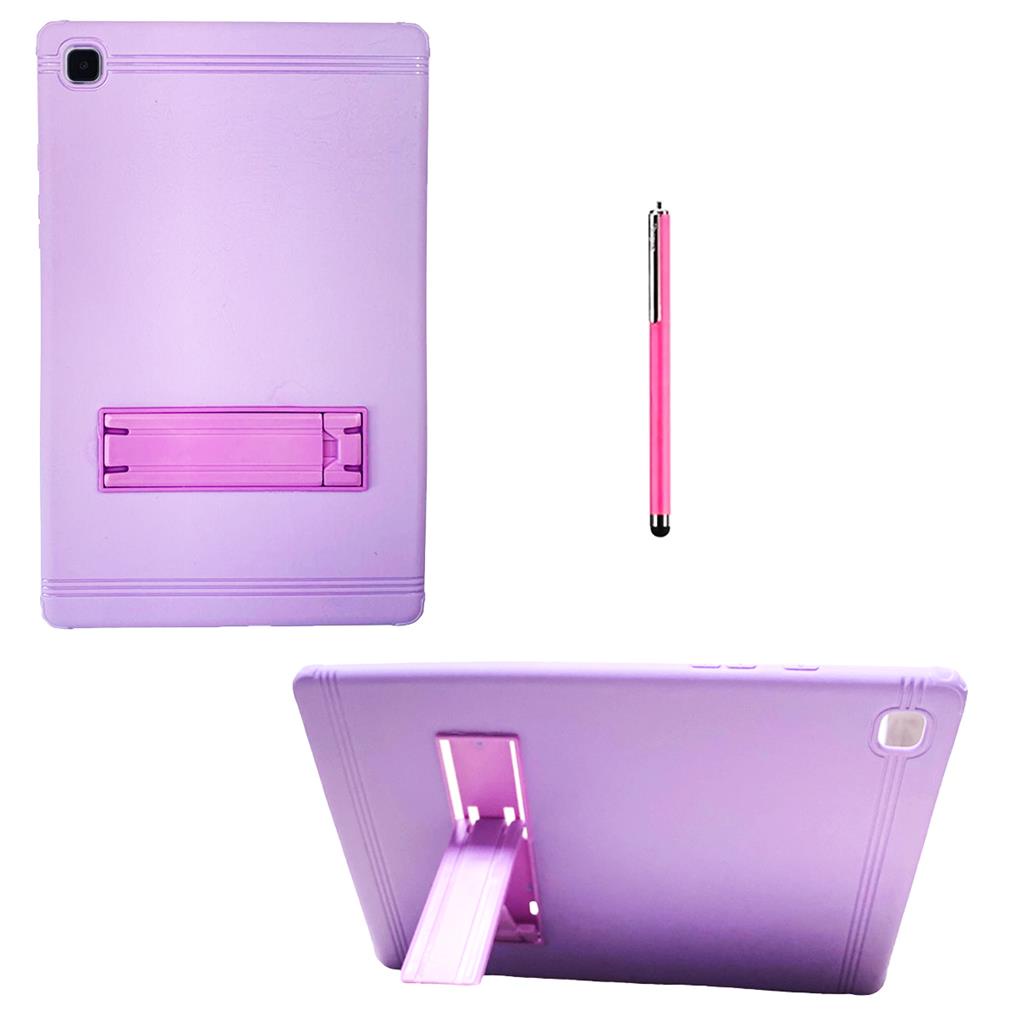 Capa Lilas Suporte p/ Tablet samsung A7 T500 T505 10.4 + Caneta Touch em Oferta na Shopee