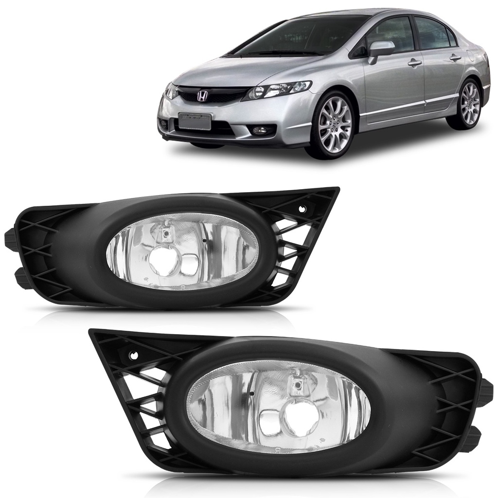 Farol Milha Civic 2009 2010 2011 em Oferta na Shopee