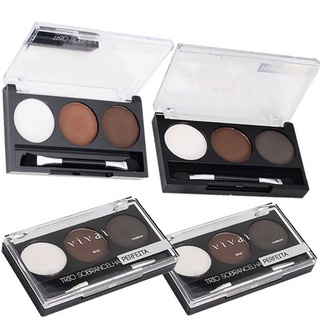 PALETA SOMBRA SOBRANCELHA VIVAI MAQUIAGEM MAKE Make Beleza Maquiagem