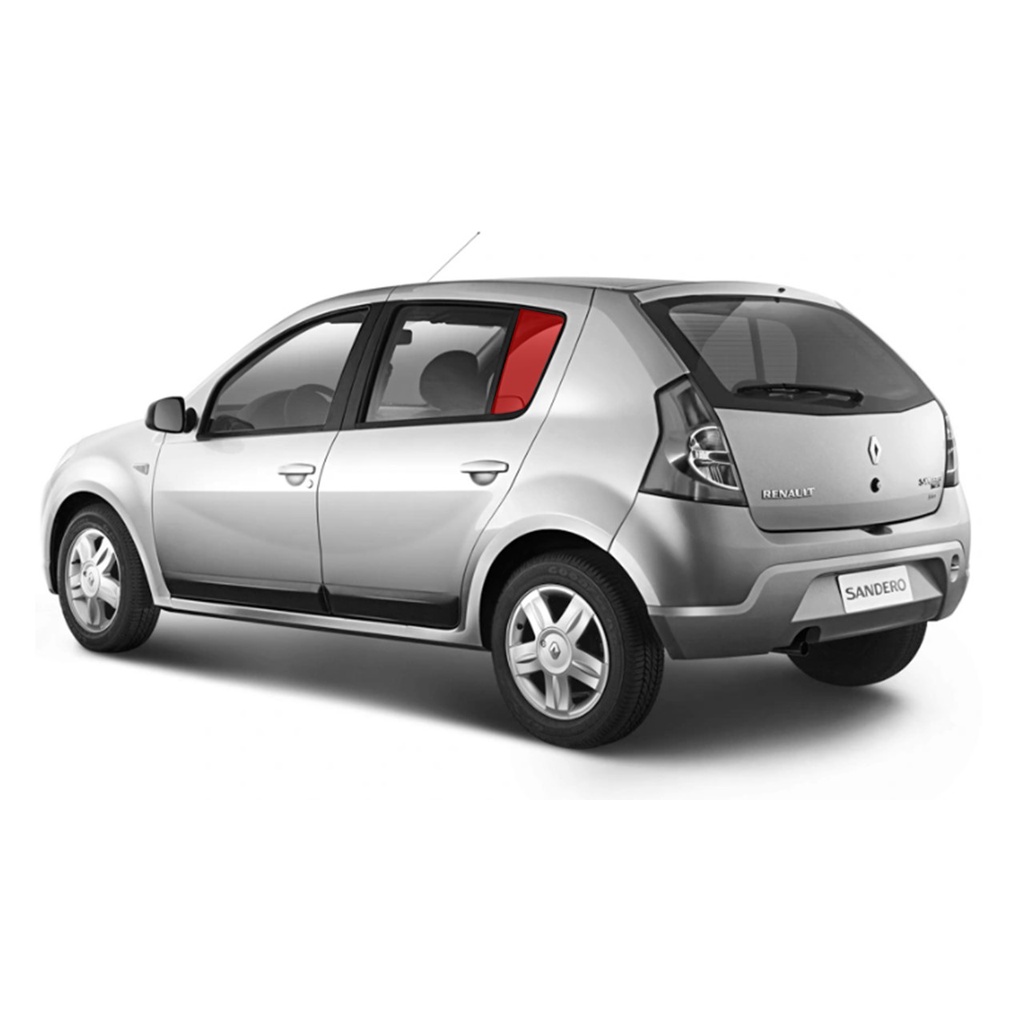 Vidro Lateral Fixo Traseiro Sandero 06 Á 2014 Lado Esquerdo