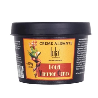 Creme Alisante Vintage Girls Lola Cosmetics 100g