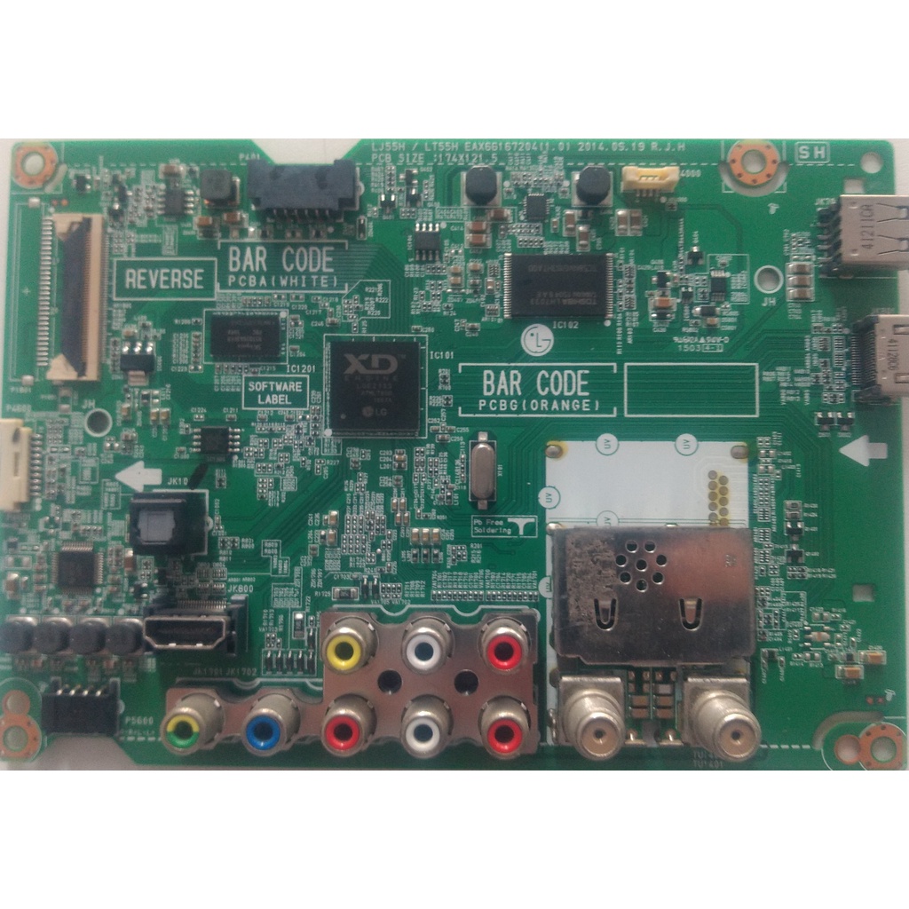 placa principal tv lg eax66167204 (1.0) 32if550b / 32if65b