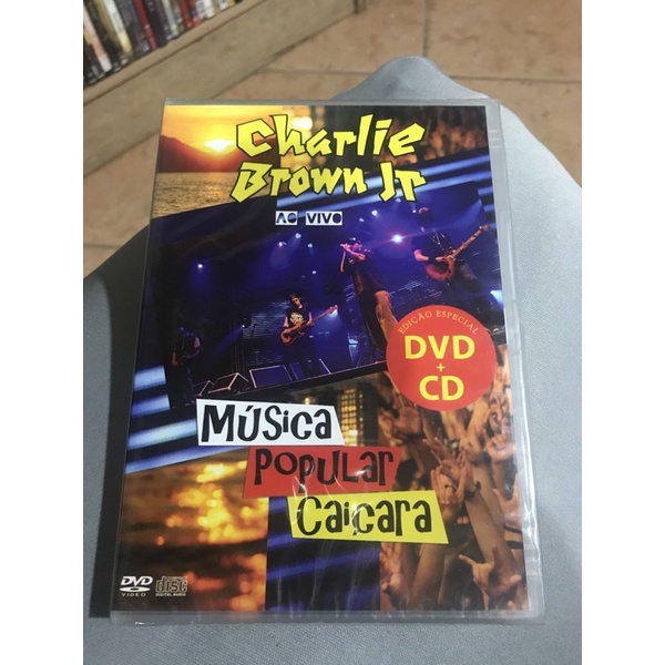 DVD CHARLIE BROWN JR - Ao vivo - Música Popular Caiçara - duplo - DVD/CD