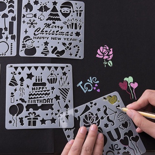 【 JY 】 Pinting Stencils Raspadinha Estênceis De Grafite