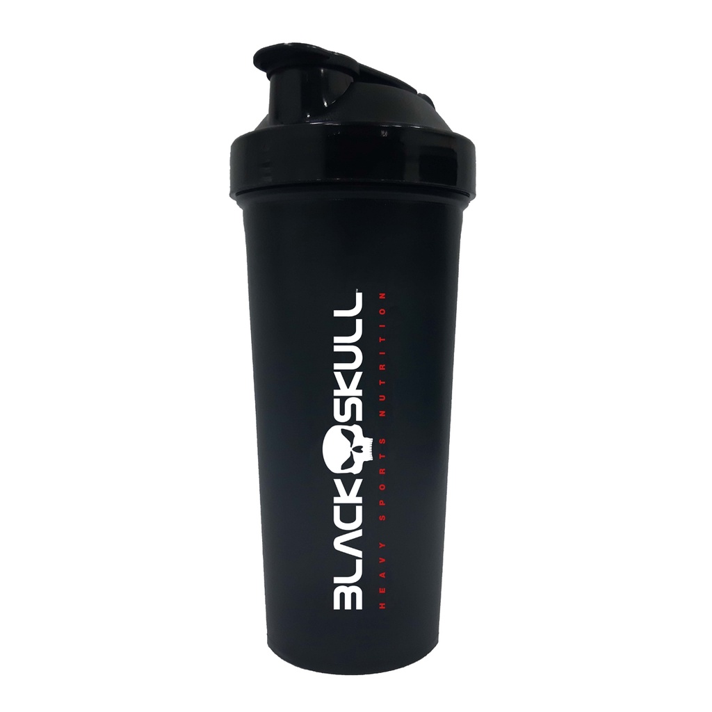 Coqueteleira Shaker 600ml Preta de Plástico - Para Tomar Whey Protein em Oferta na Shopee