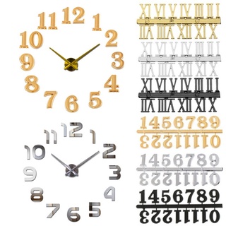 [Recomendar] 1 Conjunto Kit De Gadget Relógio De Parede DIY 3D Peças De Reparo Personalizáveis Numerais Arábicos Relógios Romanos Acessórios Para Decoração De Casa Estilo Minimalista
