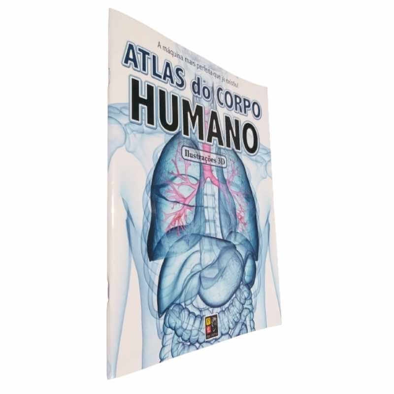 Livro Físico Atlas do Corpo Humano C/ Ilustrações 3D