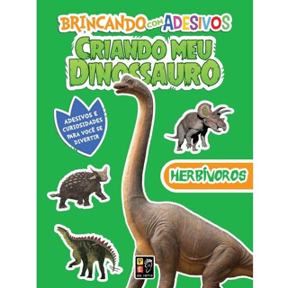 Criando Meu Dinossauro - Herbívoros - Adesivos em Oferta na Shopee