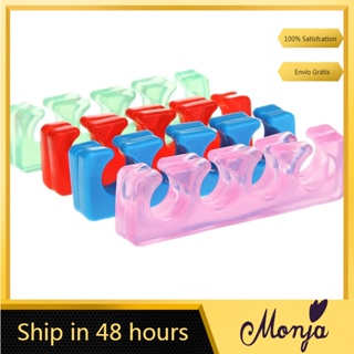 Monja 2 Peças Ferramenta / Separador De Dedos De Unhas / Pés De Silicone Em Formato De Dedos Para Pedicure / Manicure ferramenta em Oferta na Shopee