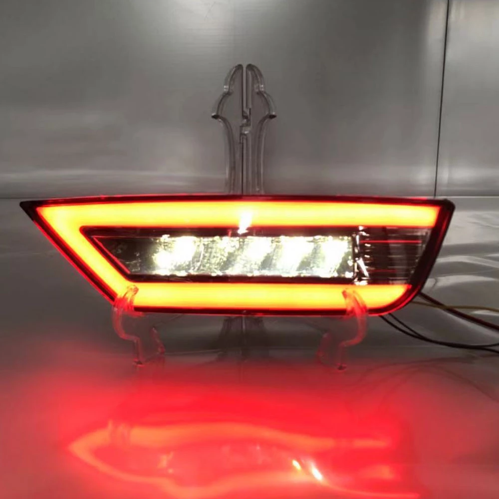 2 Unidades 4 Funções Refletor De Luzes De Para-Choque Traseiro De Carro Ford Ecosport 1a 2a Geração . 2013-2021 + Trasei