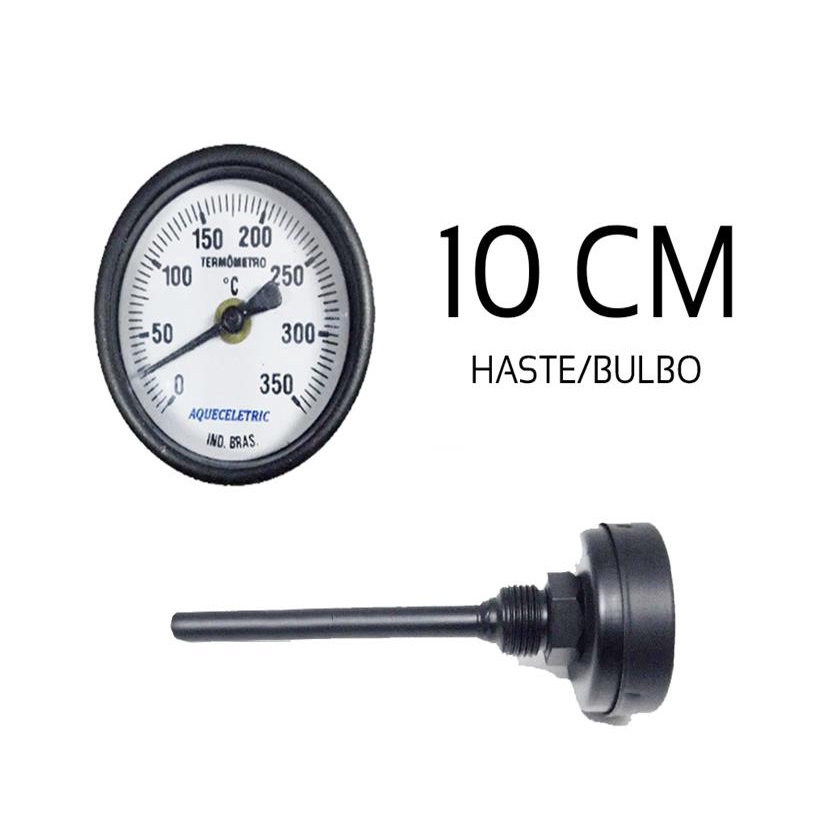 Termômetro Forno Churrasqueira Defumador Culinário 0/350 C