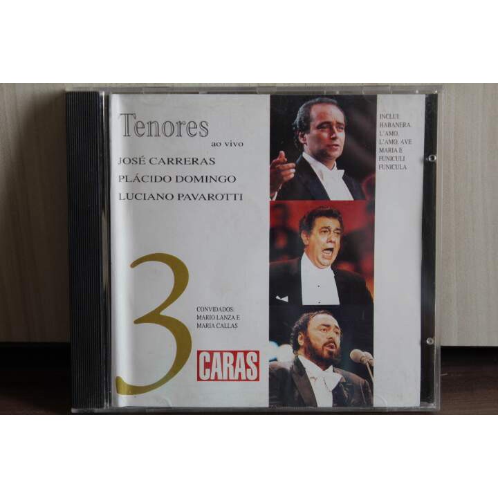 CD Três Tenores - Coleção Caras Ao Vivo Vol. 3
