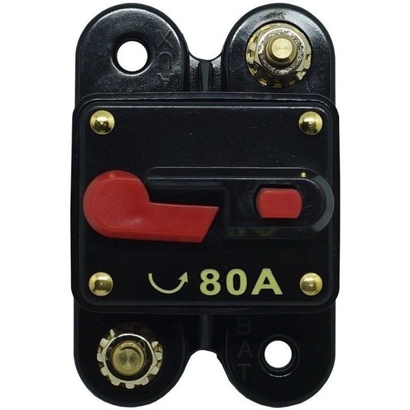 Disjuntor Automotivo Chave Proteção Som 50a 60a 70a 80a 100a 140a 200a