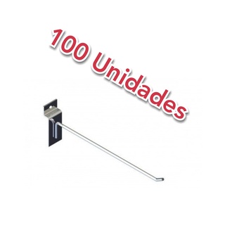 Gancho Para Painel Canaletado 20cm kit com 100 unidades