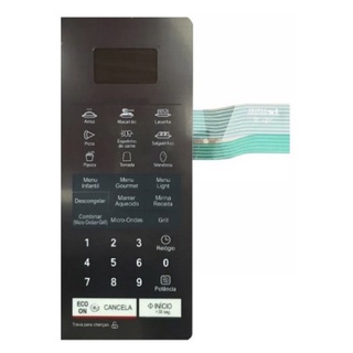 Membrana Teclado Microondas  Mh 7057q / Mh7057q Espelhado