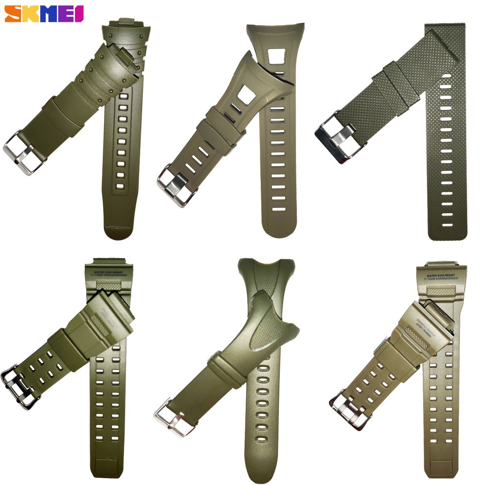 New Skmei Plastic Rubber Watch Strap For 1251 1029 1025 1068 1416 1019 Strap For Different Model of Skmei Band Men/Women Watchbands reloj